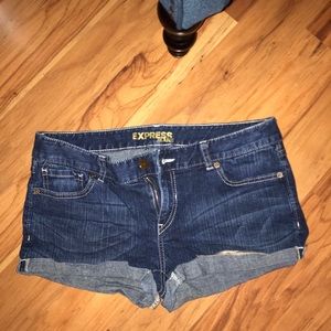 Express jean shorts